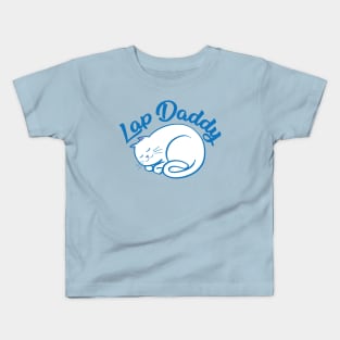 Lap Daddy (white cat) Kids T-Shirt